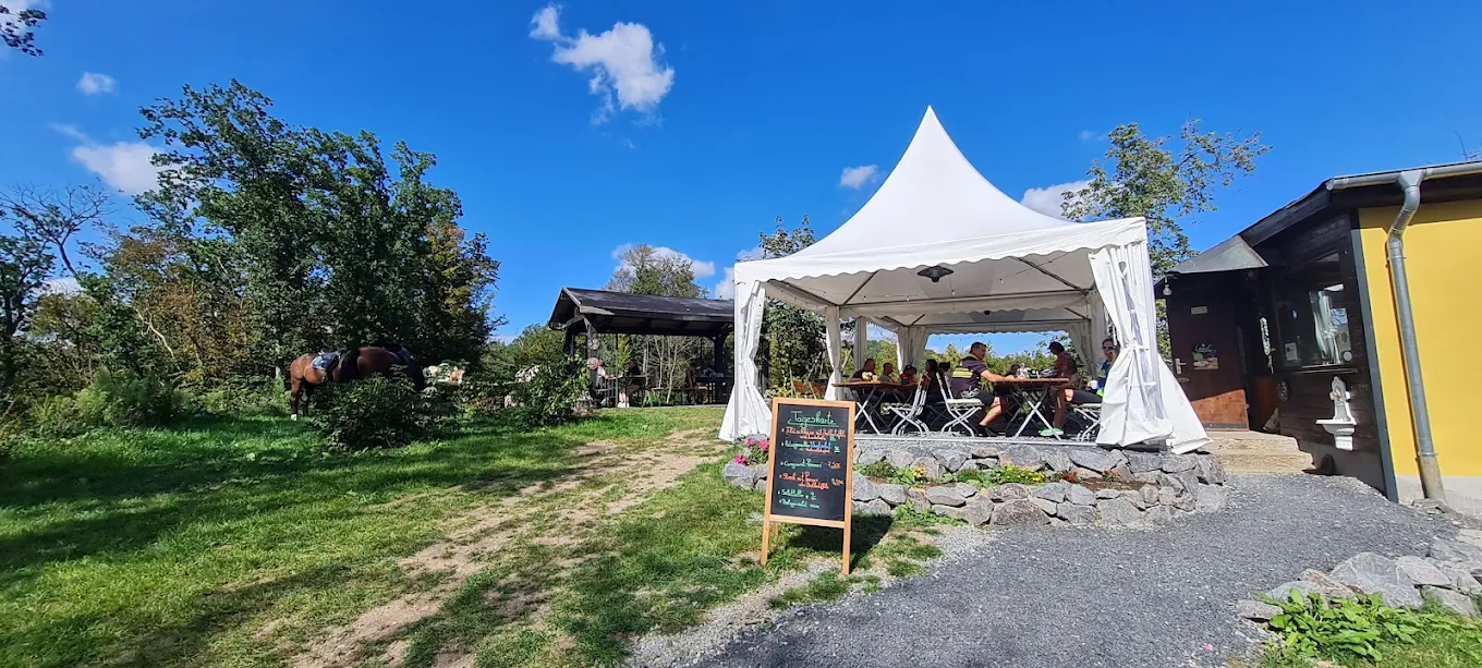 Biergarten der Jagdhütte Döttesfeld